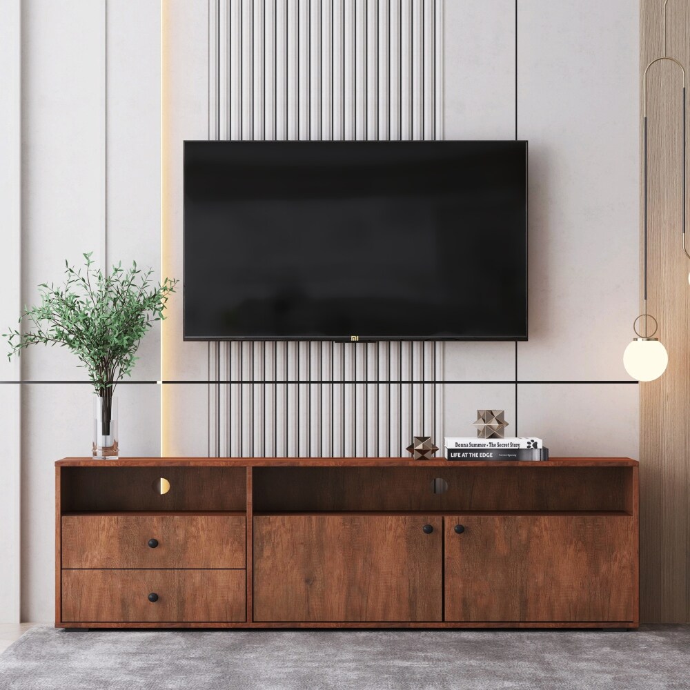 Modern Style TV Cabinet with Drawers