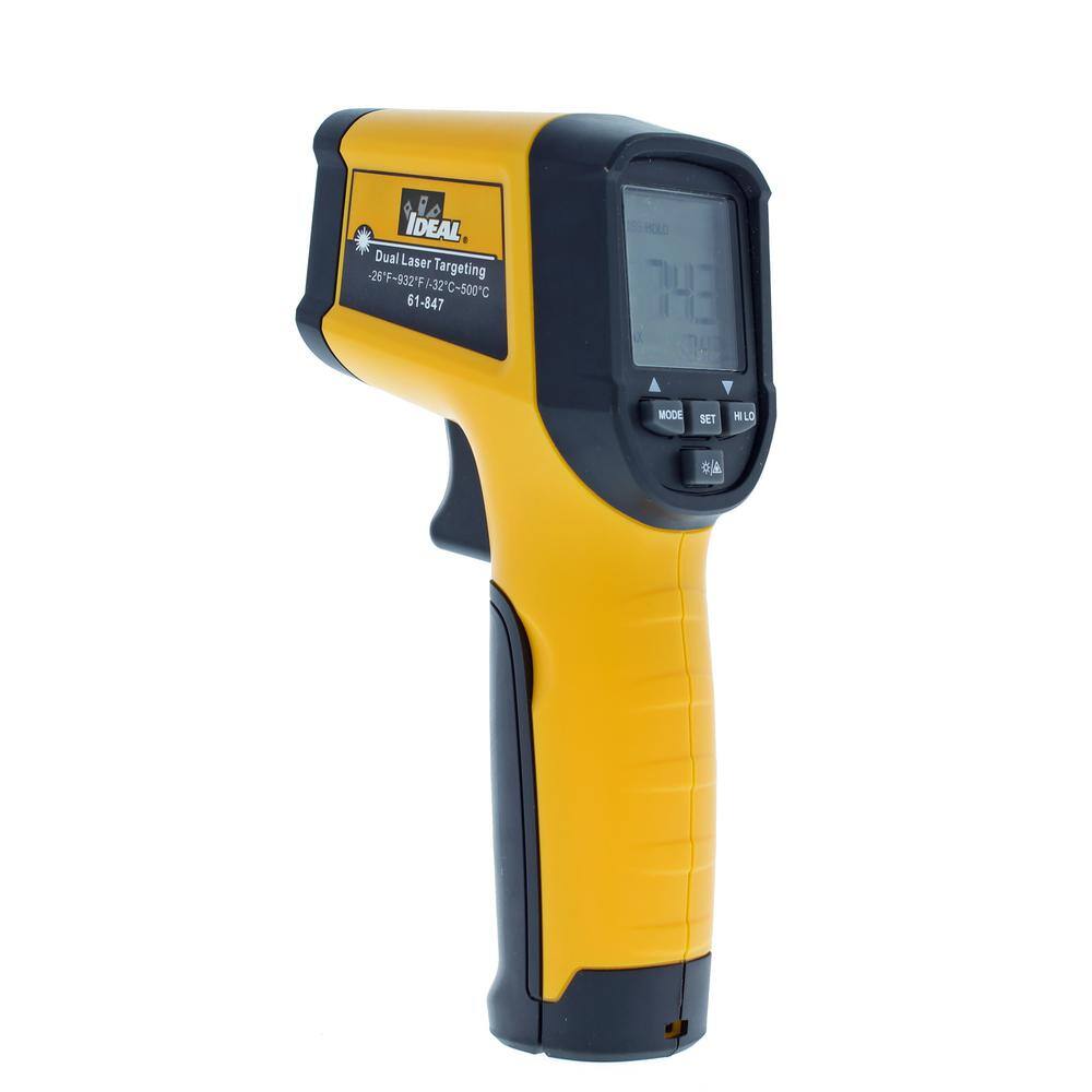 IDEAL 12:1 Infrared Dual Laser Thermometer 61-847