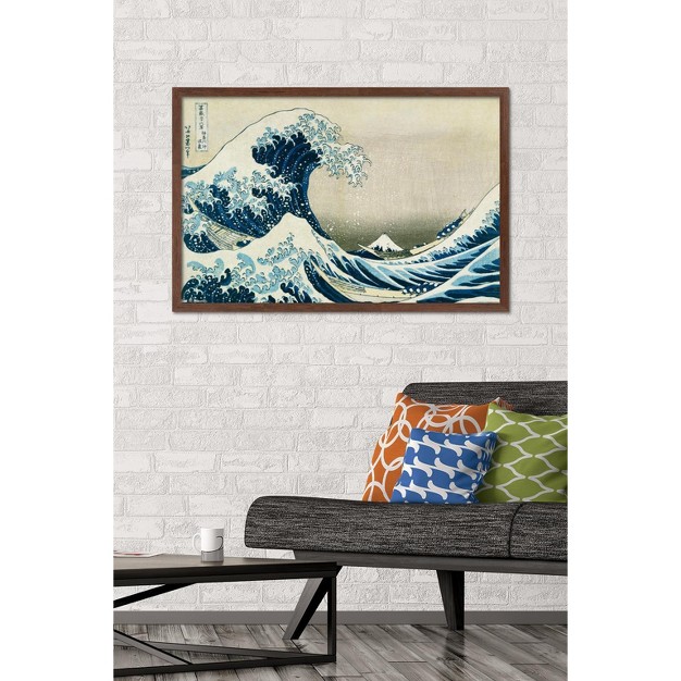 Trends International The Great Wave Framed Wall Poster Prints