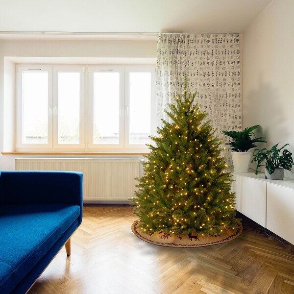 National Tree Company 4 ft. Dunhill Fir Tree with Clear Lights