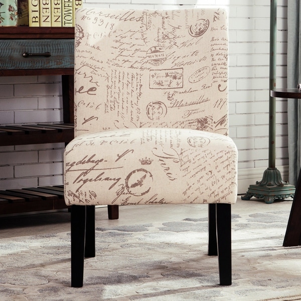 The Curated Nomad Pavilion Upholstered Armless Accent Slipper Chair