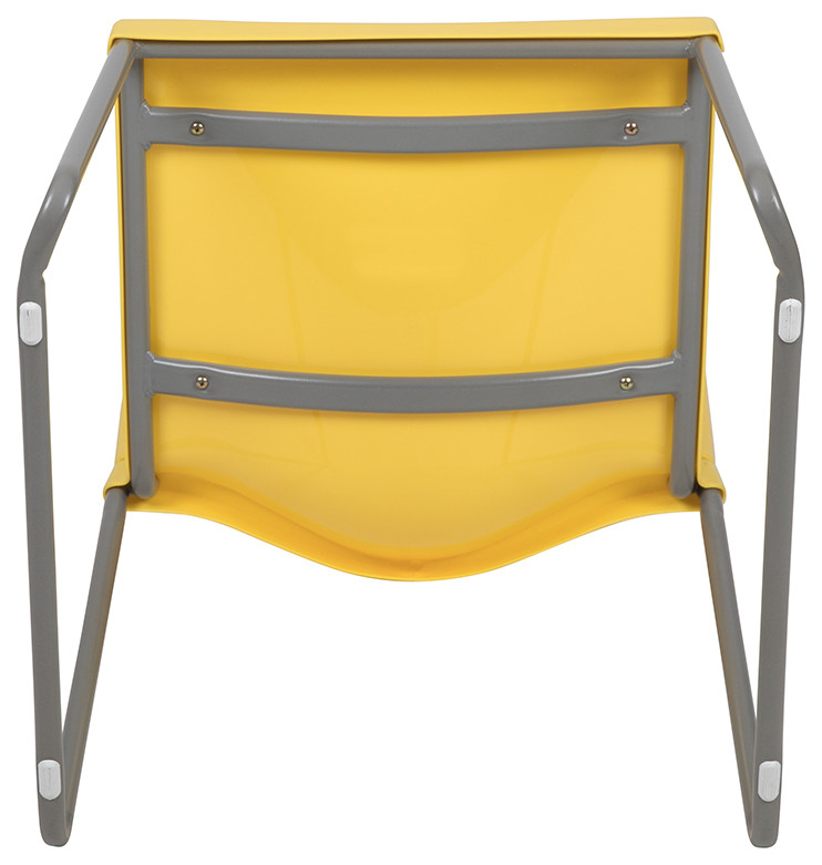 Yellow Plastic Stack Chair   Contemporary   Dining Chairs   by Pot Racks Plus  Houzz