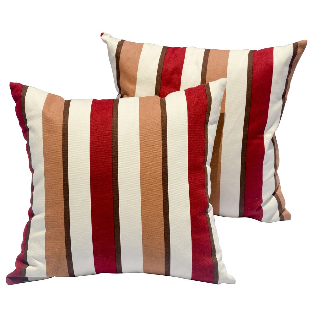 OVIOS Outdoor 17 inch Polyester Home Throw Pillows (Set of 2)