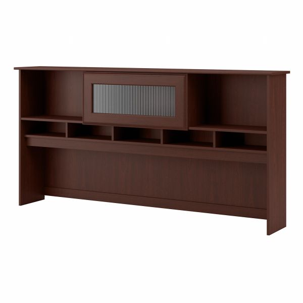 Bush Furniture Cabot Hutch for 72W Computer Desk in Harvest Cherry