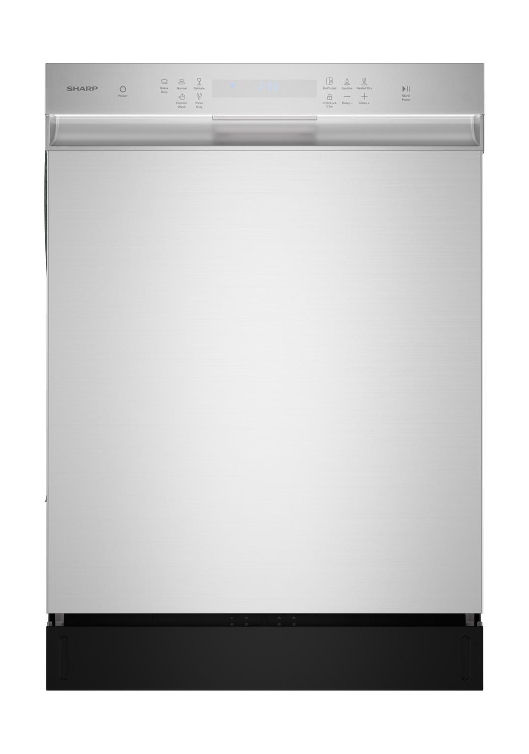 Sharp SDW6506JS 24 In. Slide-In Stainless Steel Hybrid 49 Db Dishwasher