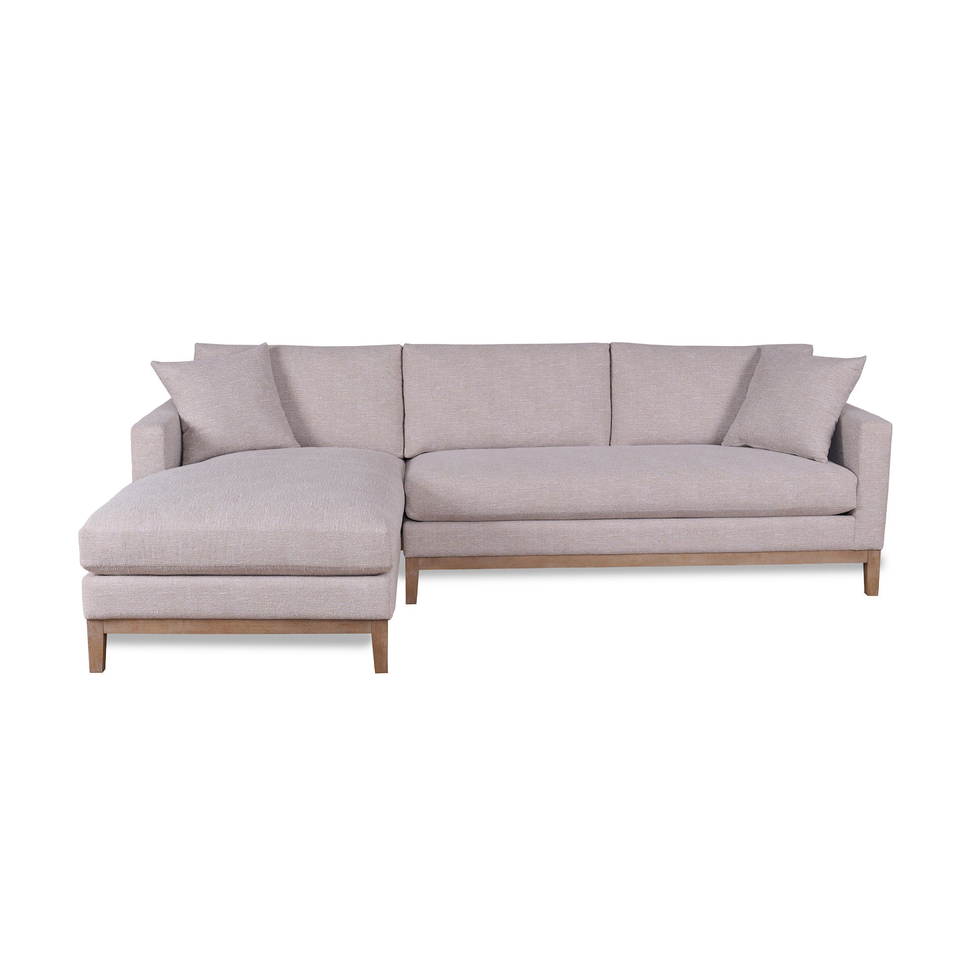 Wiley Flax 2-Pc 110 Sectional with Chaise