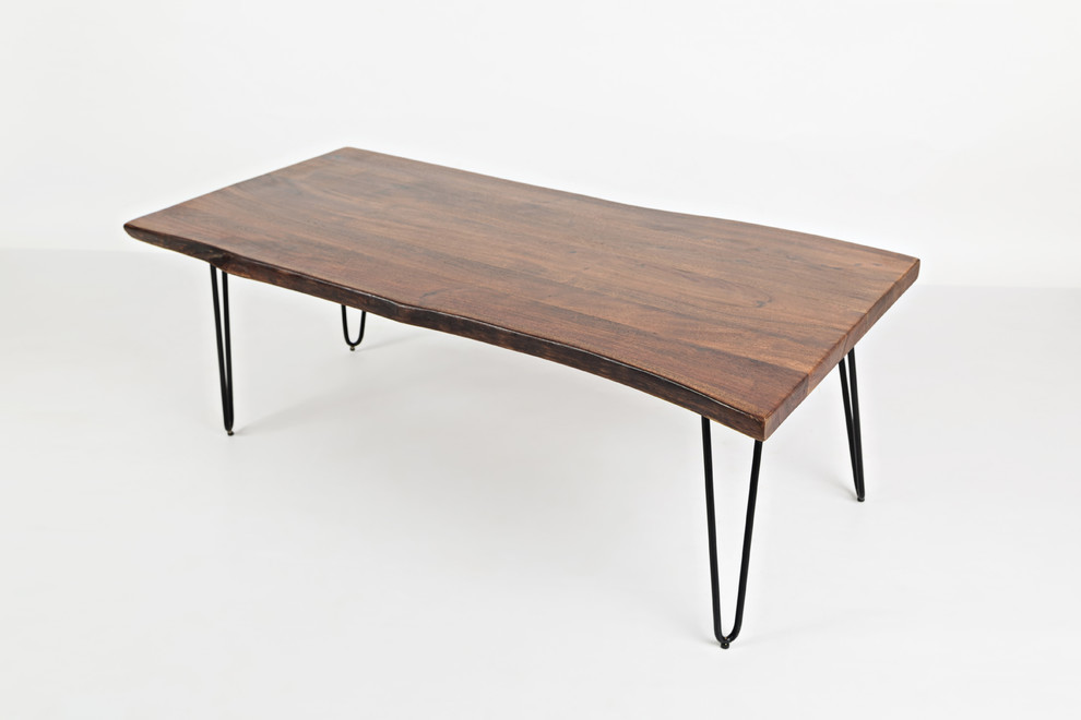 Nature  x27s Edge Cocktail Table   Industrial   Coffee Tables   by HedgeApple  Houzz