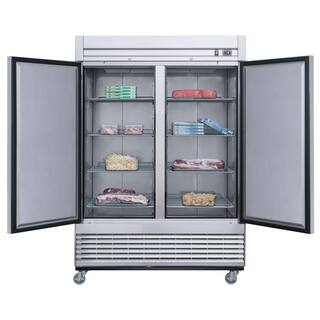 Elite Kitchen Supply 40.7 cu. ft. Auto-Defrost Commercial Upright Reach-in Freezer in Stainless Steel EKS-E60F