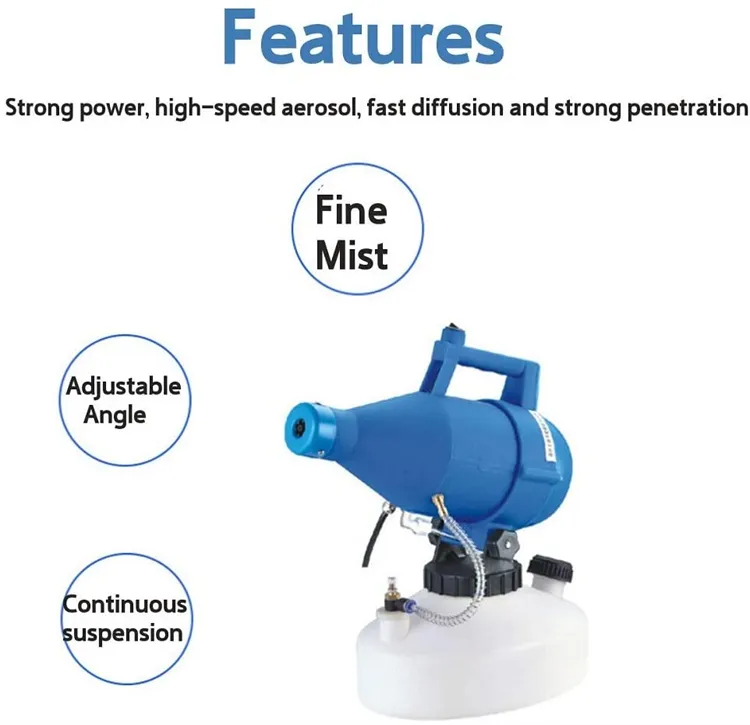 Portable ultra low temperature sprayer Electrostatic sprayer 4.5L sprayer