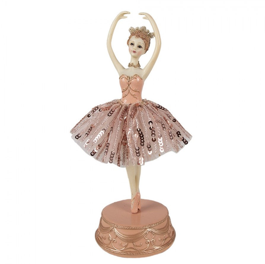 13 Pink Ballerina Music Box