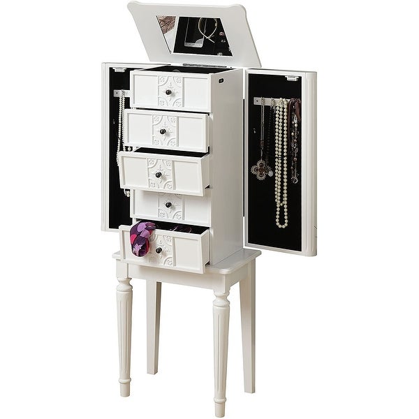 Jewelry Armoire/Jewelry Storage with 4 drawers - - 37179096