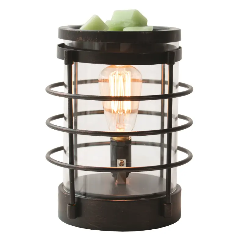 Black Coastal Vintage Bulb Illumination Fragrance Warmer