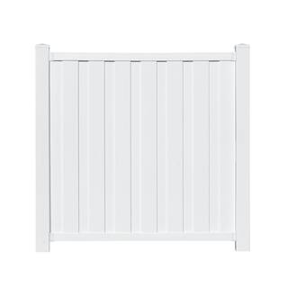 Veranda Bridgeport 6 ft. H x 6 ft. W White Vinyl Privacy Fence Panel 359464