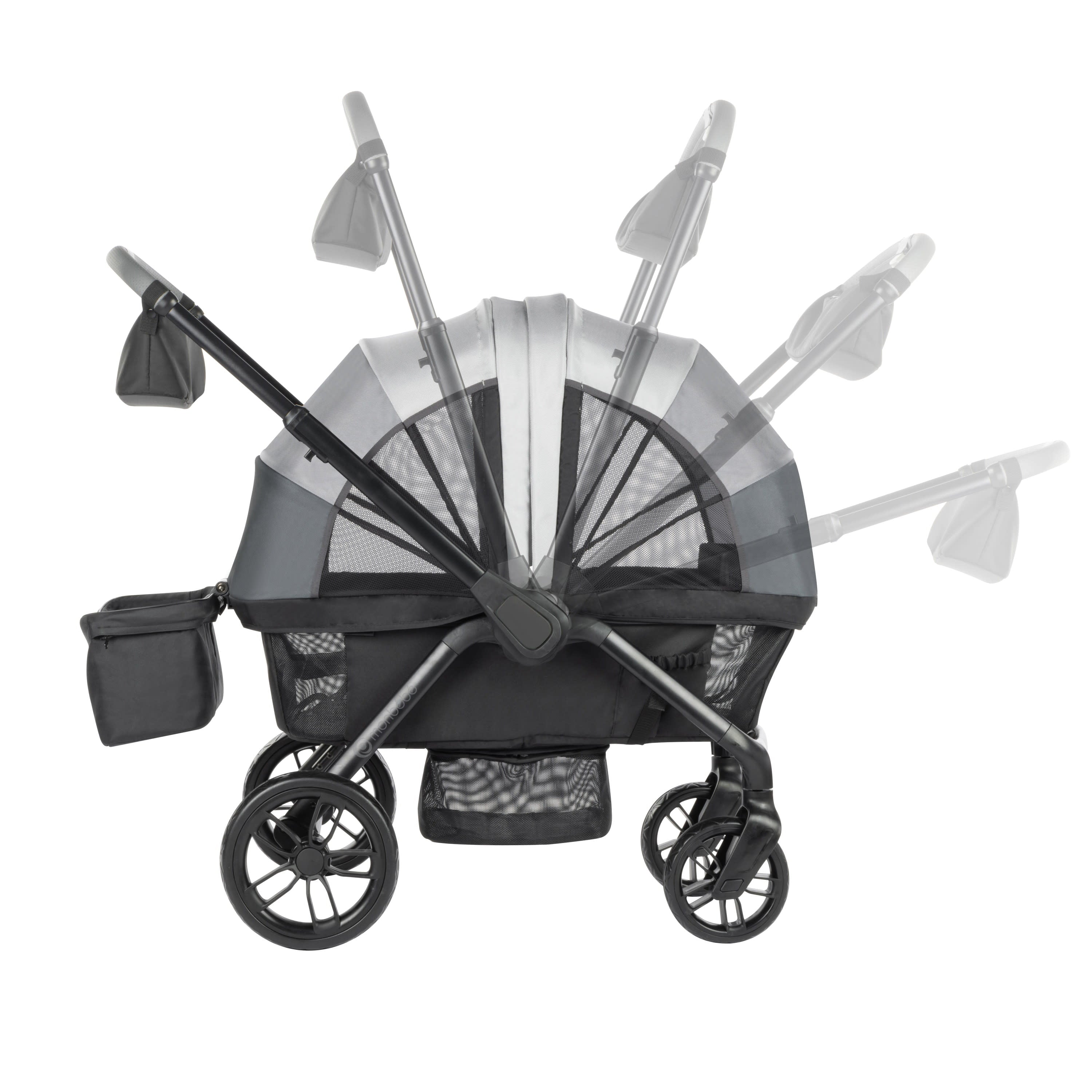 Monbébé Everyday Outings Wagon Stroller, Cobblestone Grey