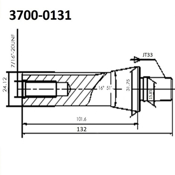 ABS Import Tools R8 TO JT33 DRILL CHUCK ARBOR (370...