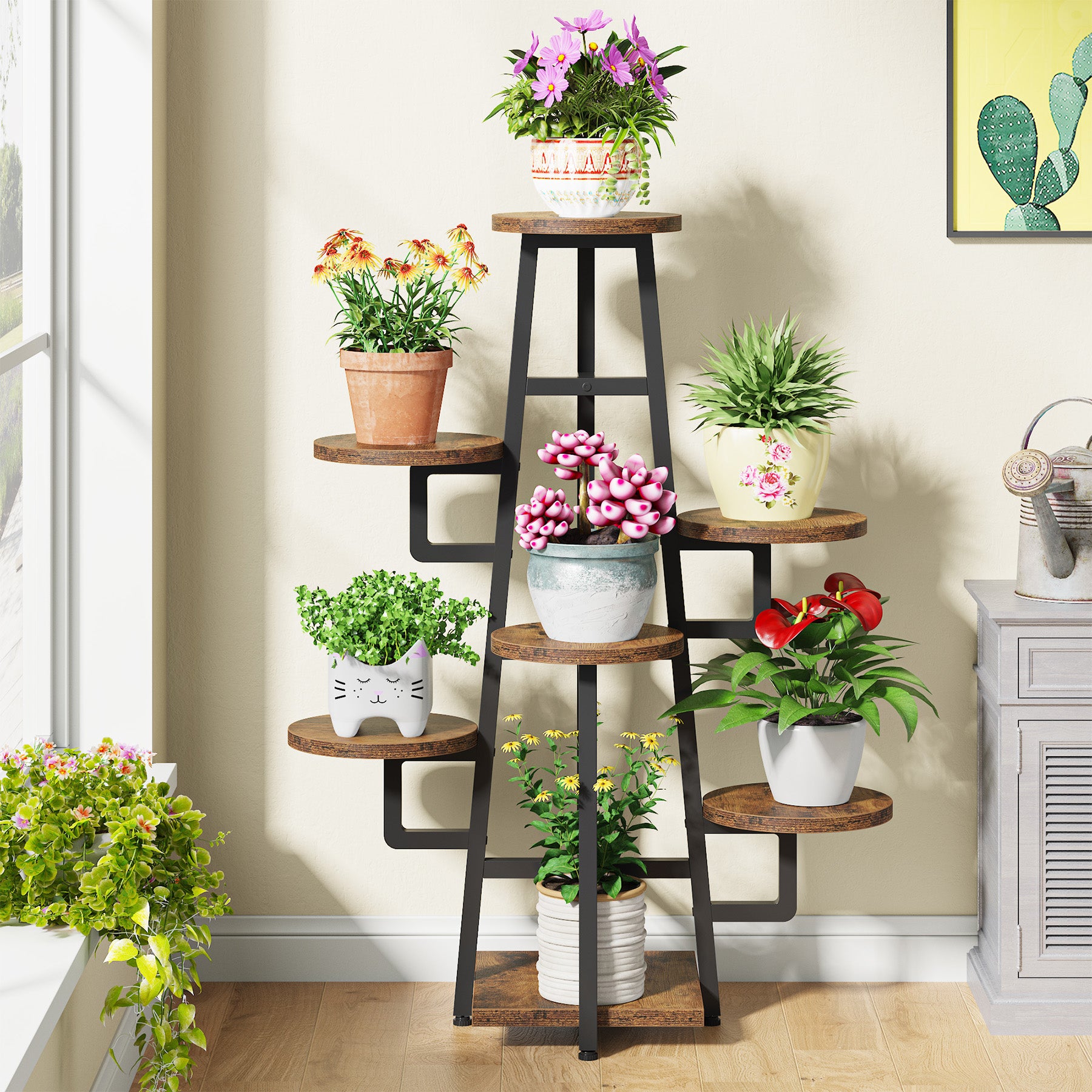 7-Tier Plant Stand, 43.3