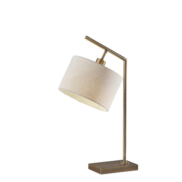 Reynolds Table Lamp Antique Brass Adesso