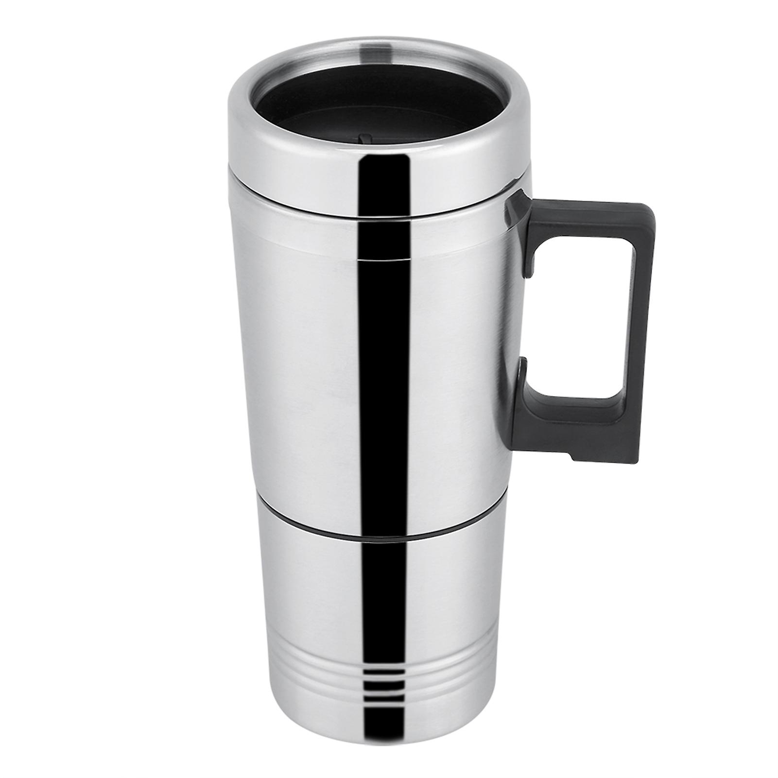 12V/24V 300ml Car Electric Coffee Tea Water Mug Vehicle Heating Drinking Cup Bottle 24V