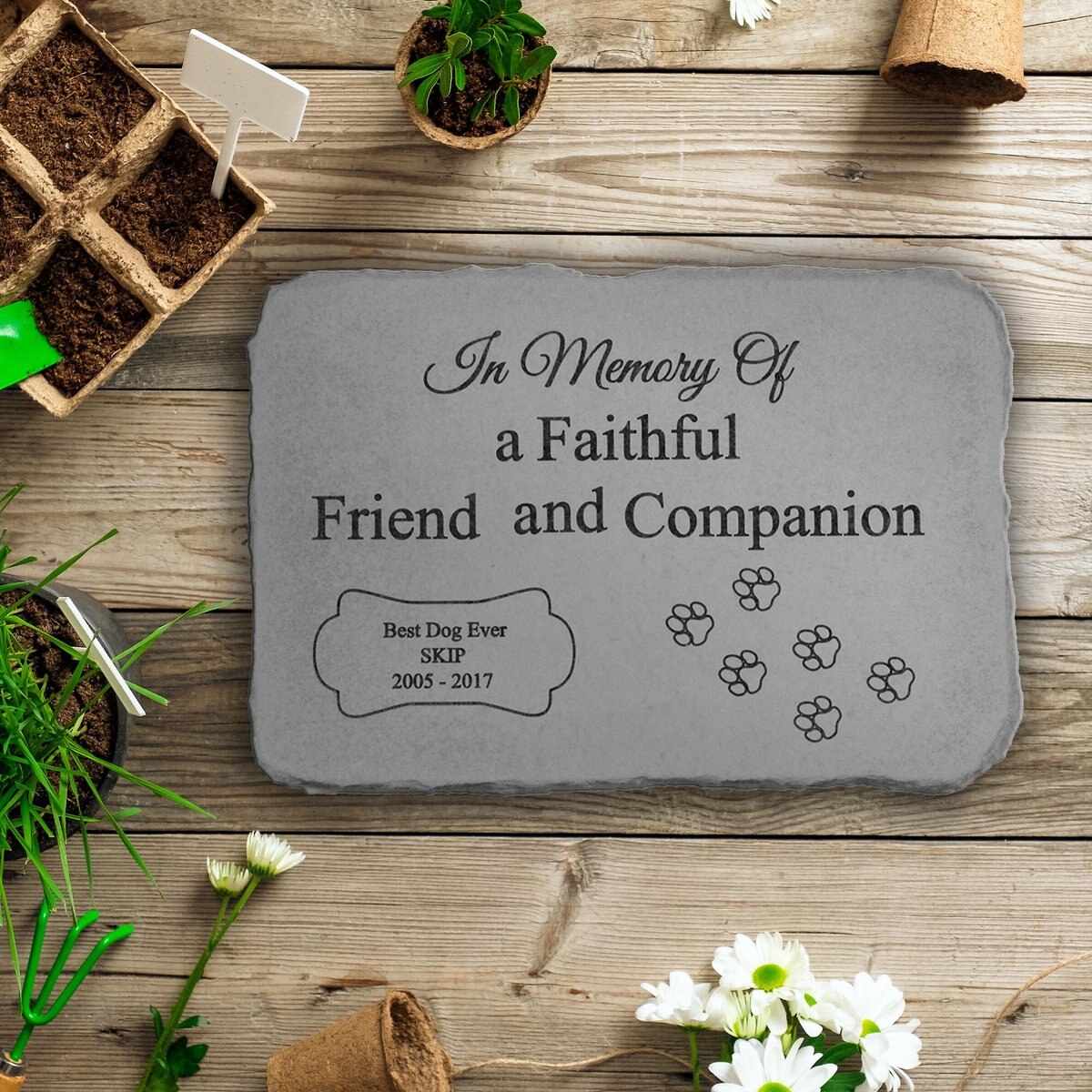 Kay Berry In Memory of Personalized Dog Stone