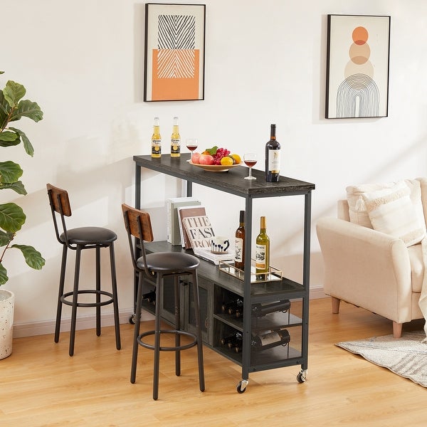 Modern wine bar cabinet， console table， TV cabinet， sideboard with storage compartment