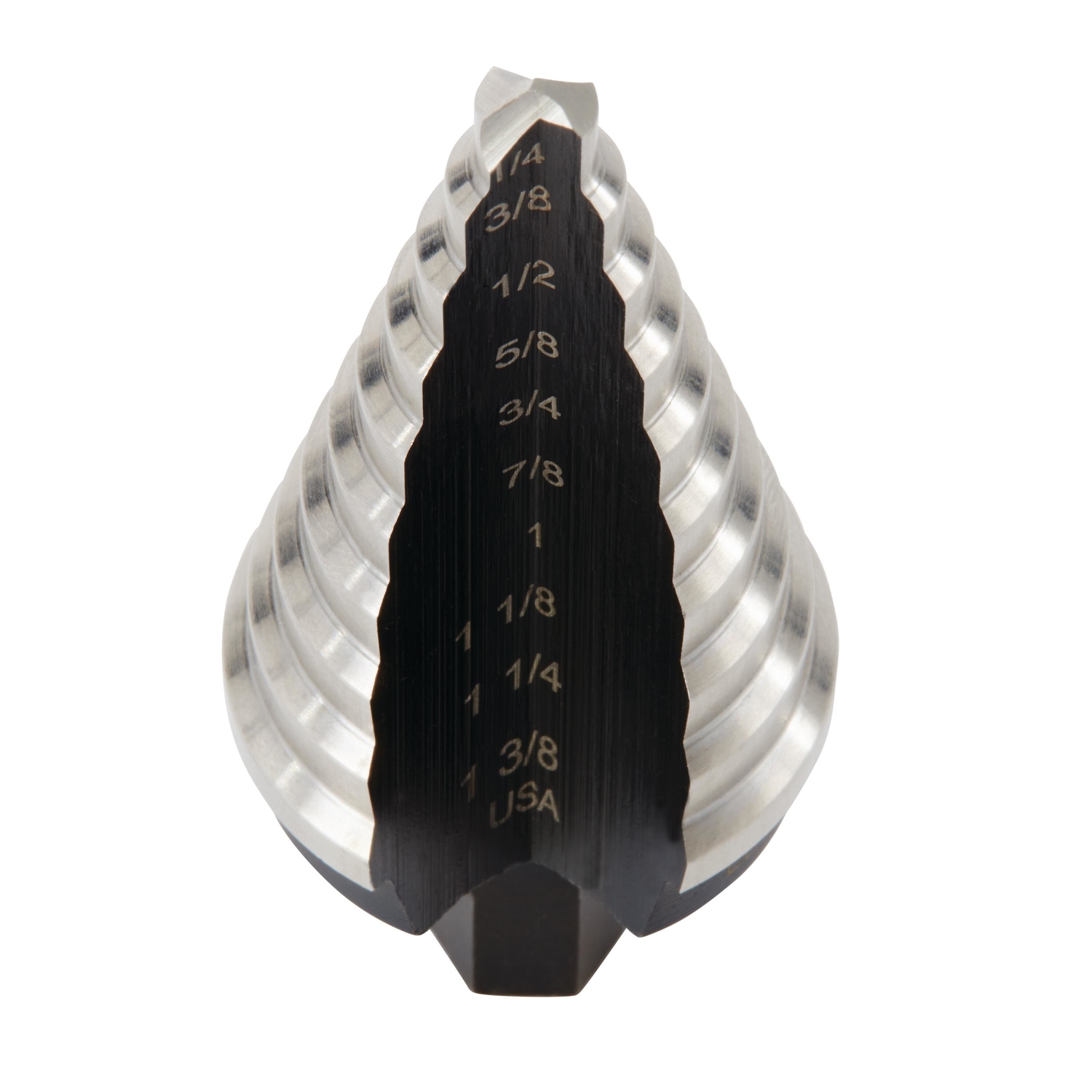 Irwin Unibit 1/4 to 1-3/8 in. X 6 in. L High Speed Steel Step Drill Bit 1 pc