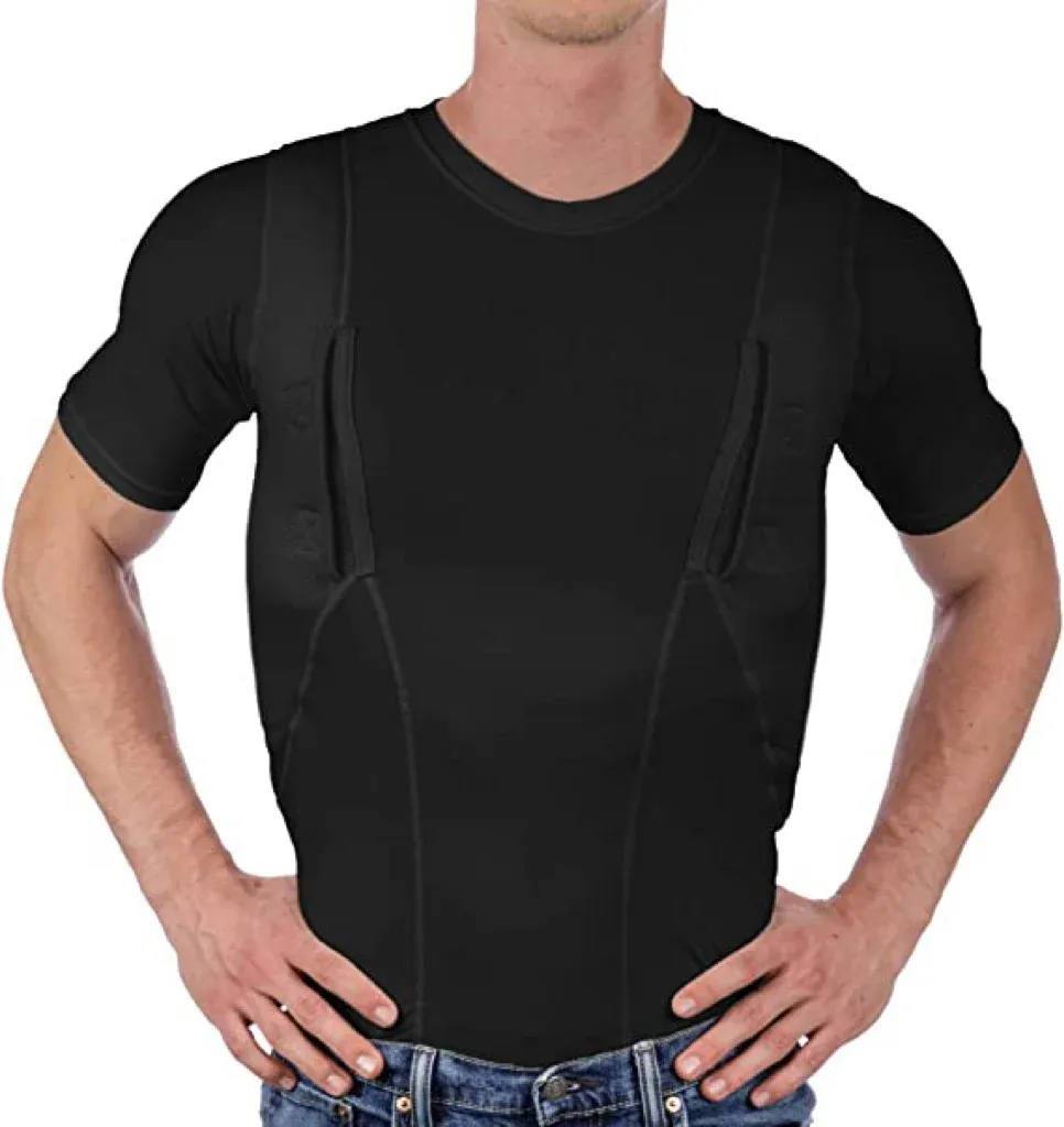 🔥   49% OFF-MEN/WOMEN'S CONCEALED LEATHER HOLSTER T-SHIRT (BUY 2 FR