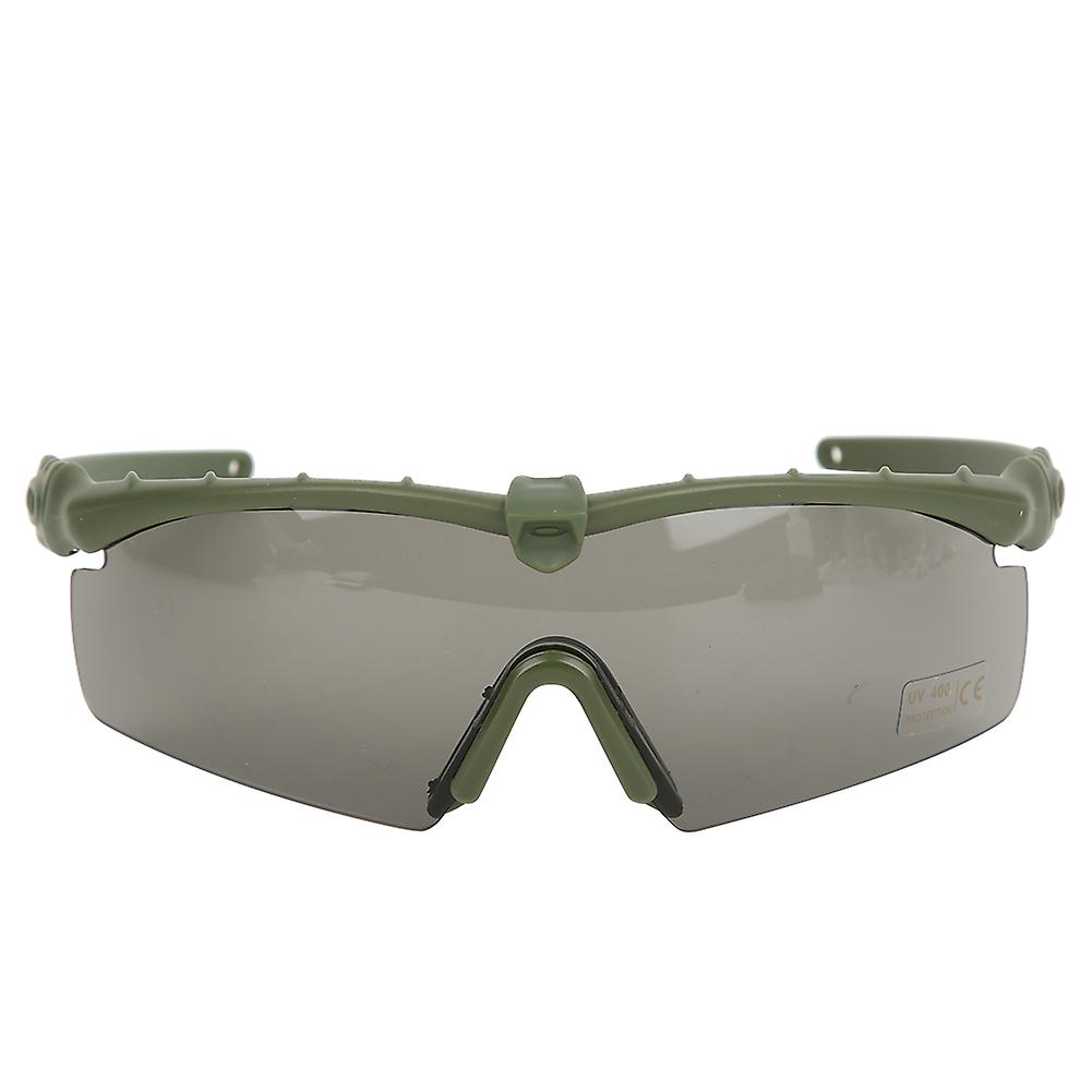 Windproof Sandproof Military Goggles Tactic Glasses Anti Impact Shooting Eye Protection(military Green )