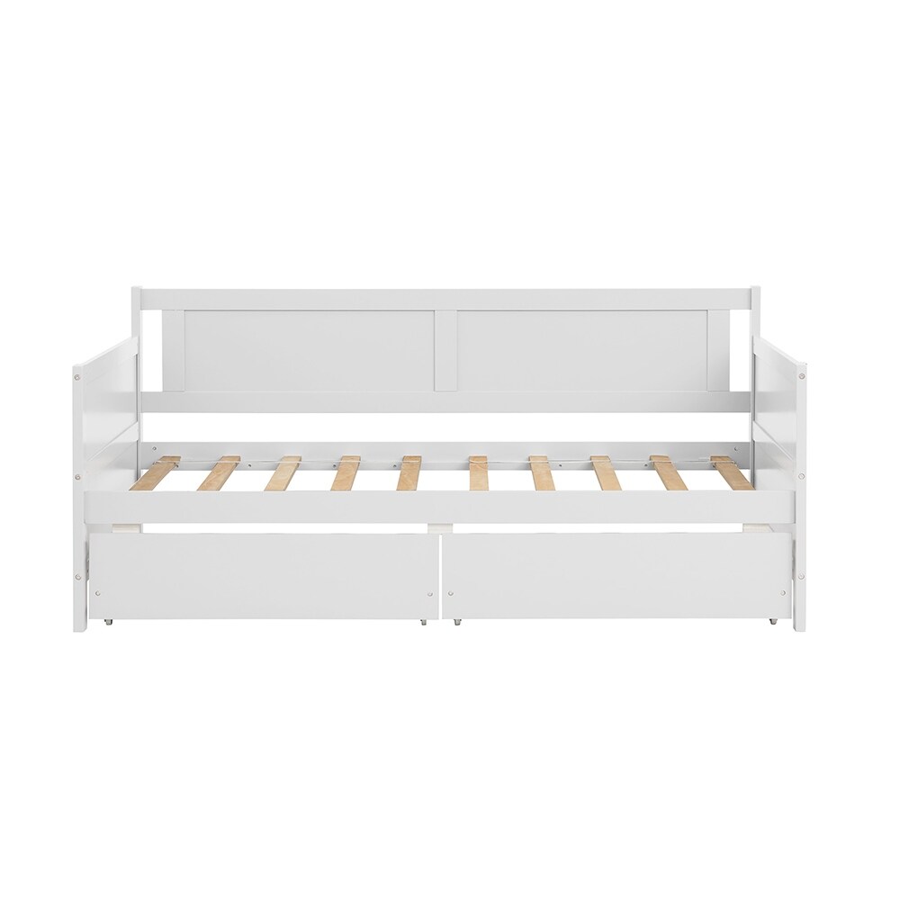 Twin Size Sofa Bed Daybed with 2 Storage Drawers