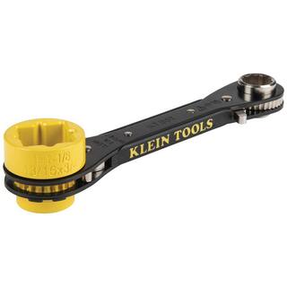 Klein Tools 5-in-1 Ratcheting Lineman's Wrench KT155T