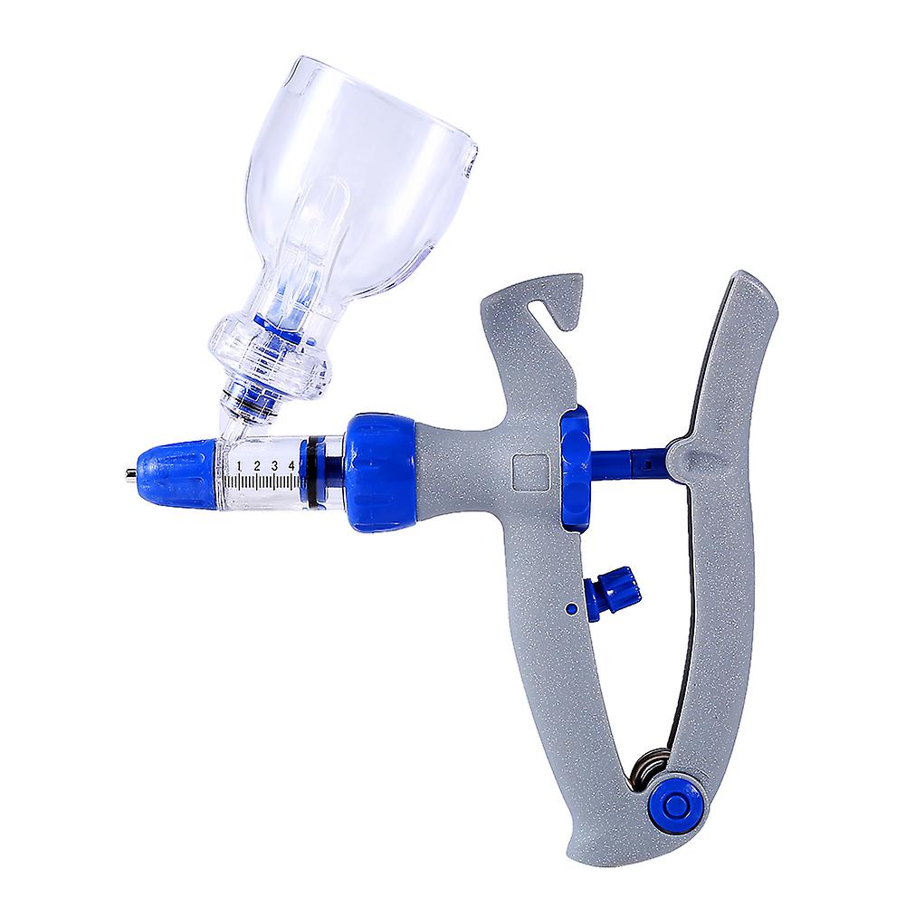 5ml Veterinary Injector Automatic Self Refill Syringe For Livestock Cattle Chicken Sheep Hog