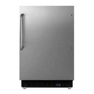 Summit Appliance 2.68 cu. ft. Manual Defrost Upright Freezer in Stainless Steel ADA Compliant ALFZ37BSSTB