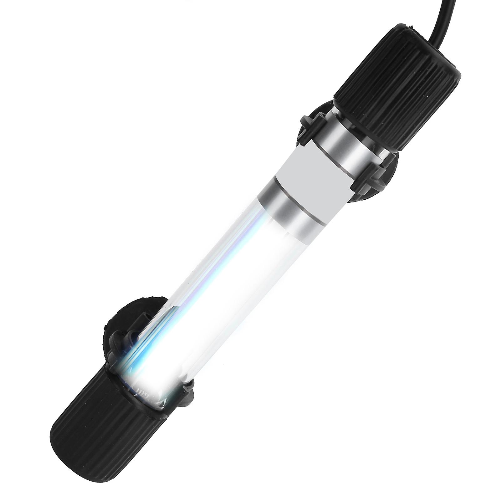 Aquarium Submersible Uv Lamp Fish Tank Water Purification Algae Clean Light Eu Plug 220v5w