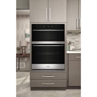 Whirlpool 30 in. Electric Wall Oven  Microwave Combo in. Fingerprint Resistant Stainless Steel with Convection and Air Fry WOEC5930LZ