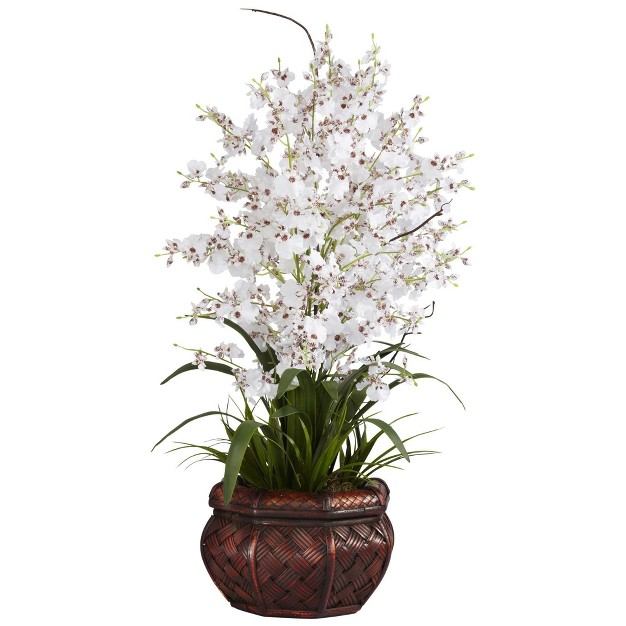 Nearly Natural 30-in Dancing Lady Silk Flower Arrangement