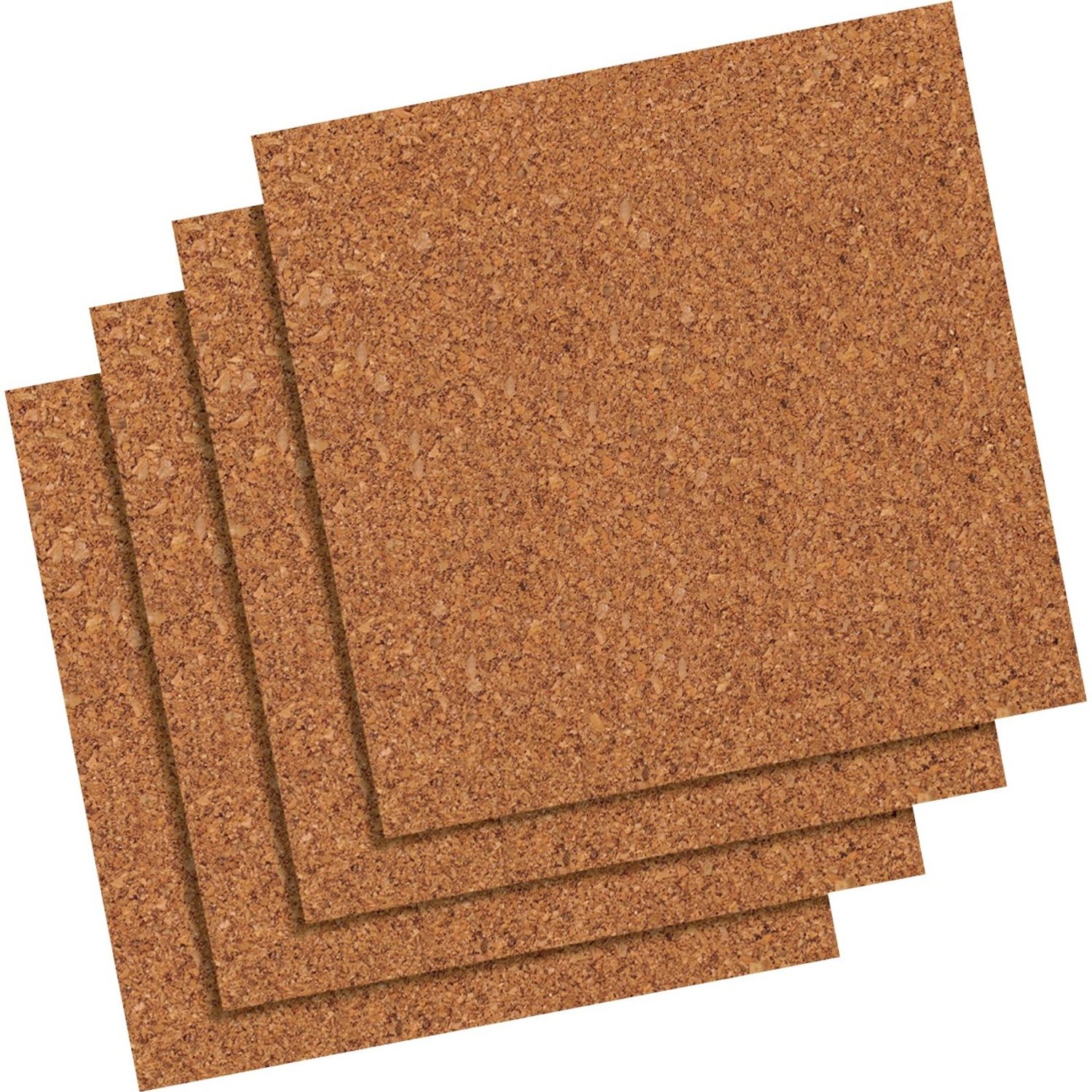 Frameless Modular Natural Cork Tiles by ACCO Brands Corporation QRT102Q