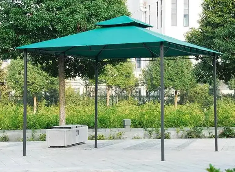 Popular factory  Supply Aluminum Metal Outdoor Bar Grill Bbq Gazebo garden