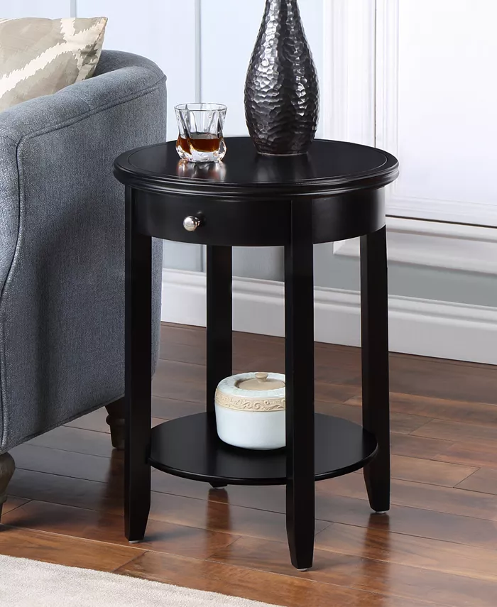 Convenience Concepts 18.25 Rubber wood AH Baldwin End Table