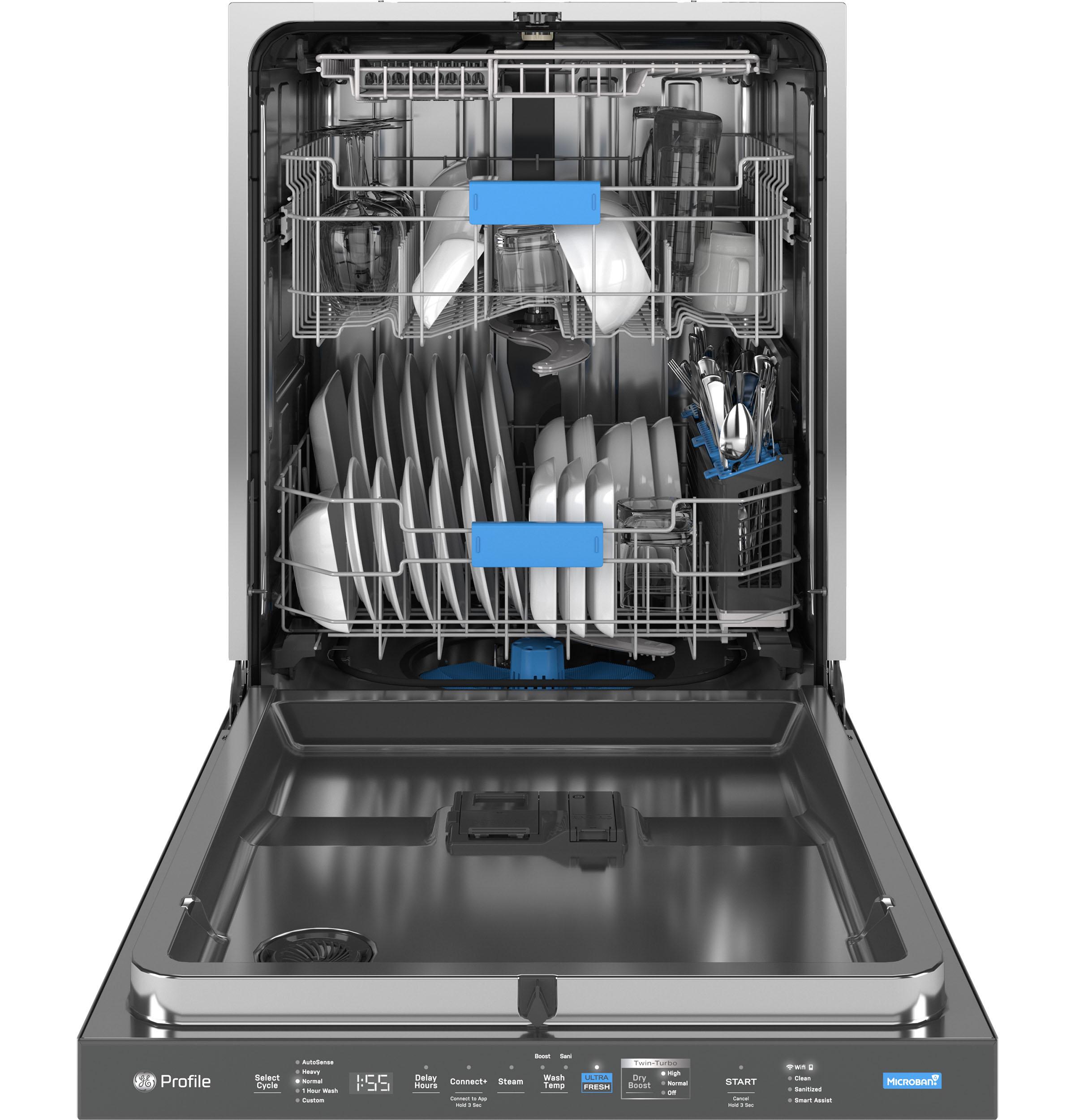 Ge Appliances PDP795SYVFS Ge Profile™ Energy Star Smart Ultrafresh System Dishwasher With Microban™ Antimicrobial Technology With Deep Clean Washing 3Rd Rack, 39 Dba