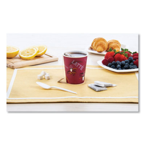 Dart Solo Bistro Design Hot Drink Cups， Paper， 10oz， 1000/Carton (370SI)