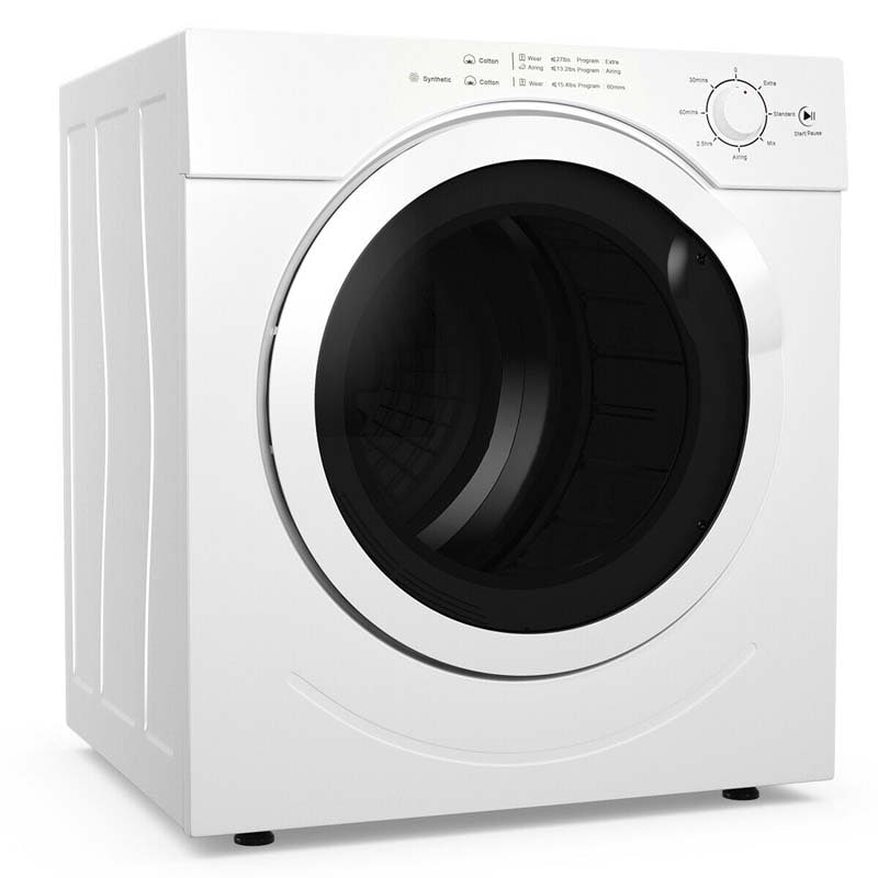 13 lbs 1500W Tumble Dryer with 7 Automatic Drying Modes, 3.5 Cu.Ft. Front Load Dryer Electric Portable Clothes Dryer