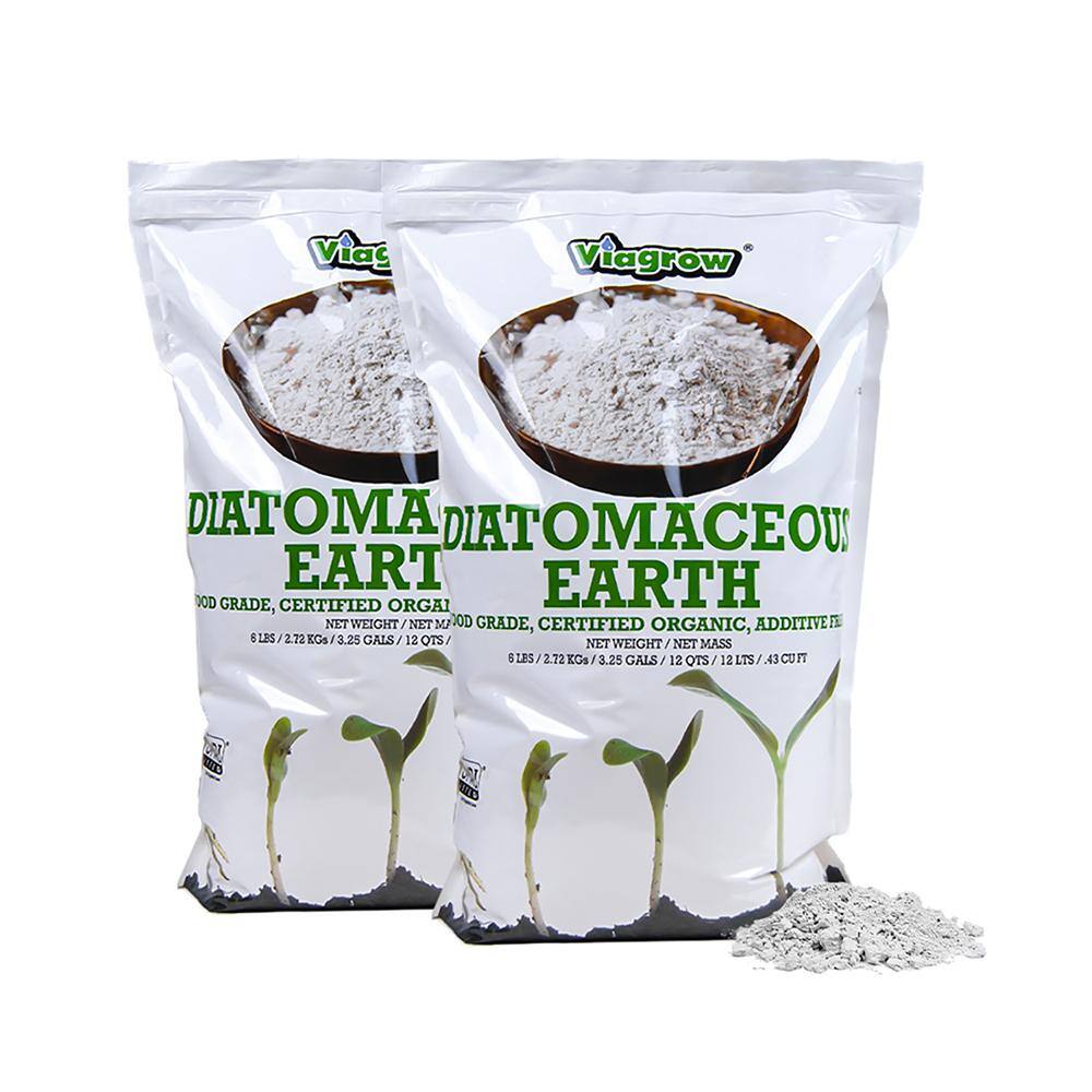 Viagrow 6 lbs. Diatomaceous Earth Food Grade (2-Pack) VDE6-2