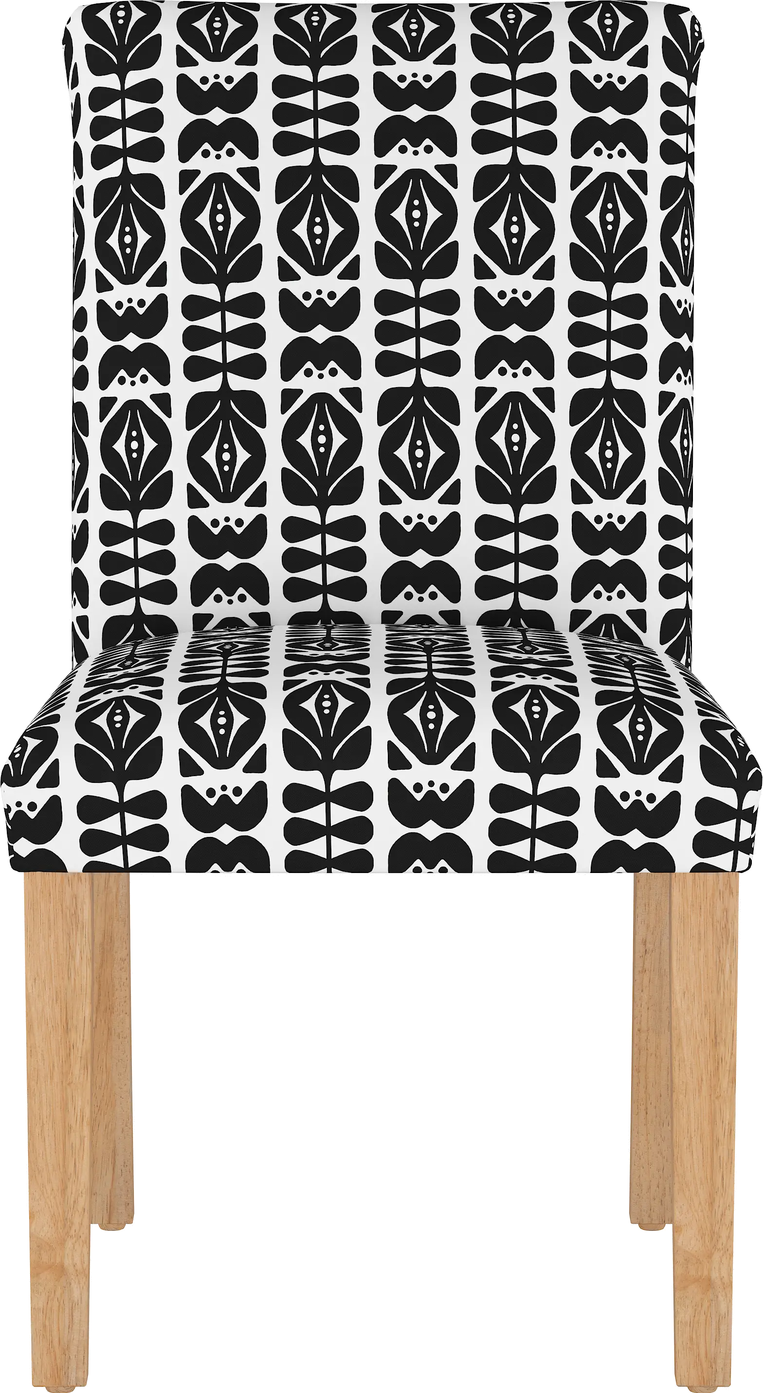 Jennifer Black Upholstered Dining Chair - Skyline Furniture