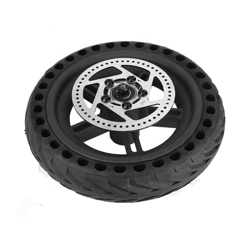 8.5inch Rear Solid Tire with Wheel Hub Disc Brake  Scooter Back Tyre for Xiaomi M365 Electric Scooter