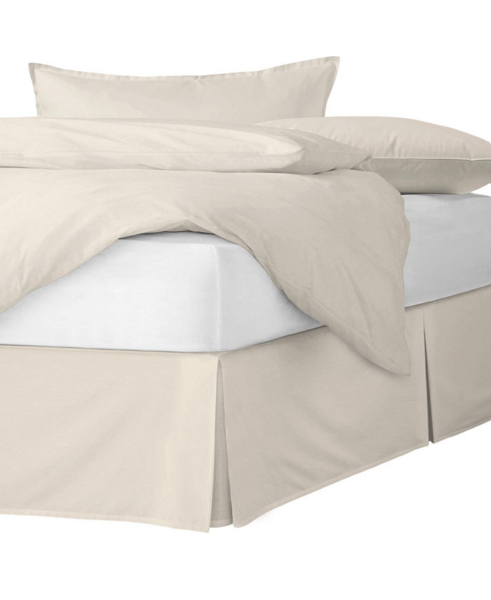 6ix Tailors Fine Linens Marcus Ivory Platform Bed Skirt King 15