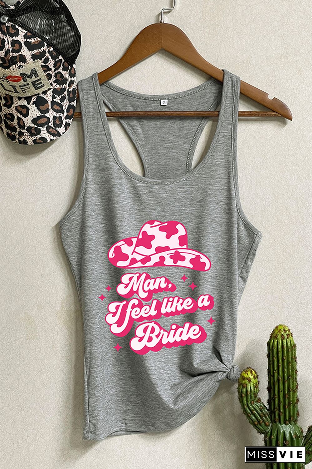 Man I Feel Like a Bride Sleeveless Tank Top Wholesale