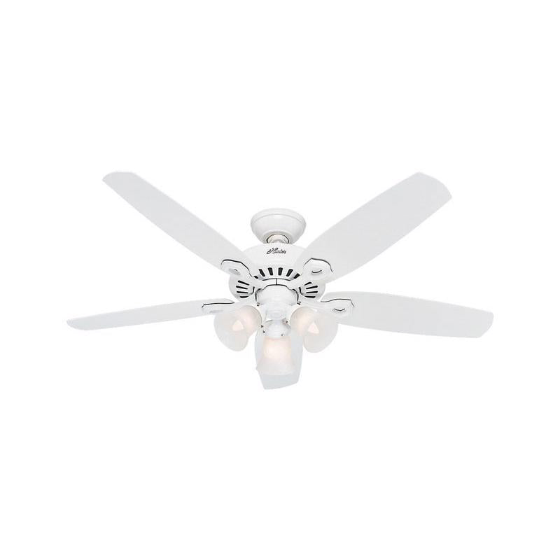 CEILING FAN WHT 3LT 52