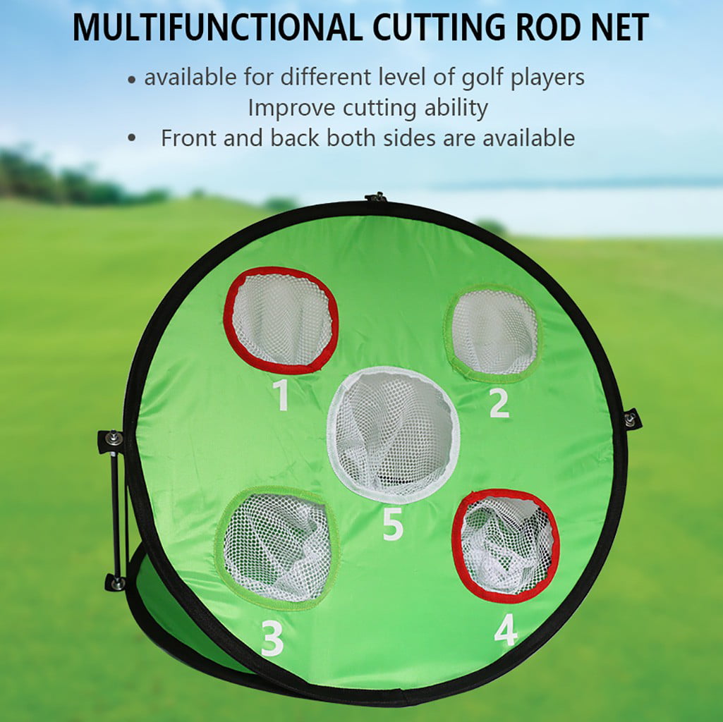 Bzoosio Golf Chipping Net Practice Net For Outdoor Indoor Backyard Foldable