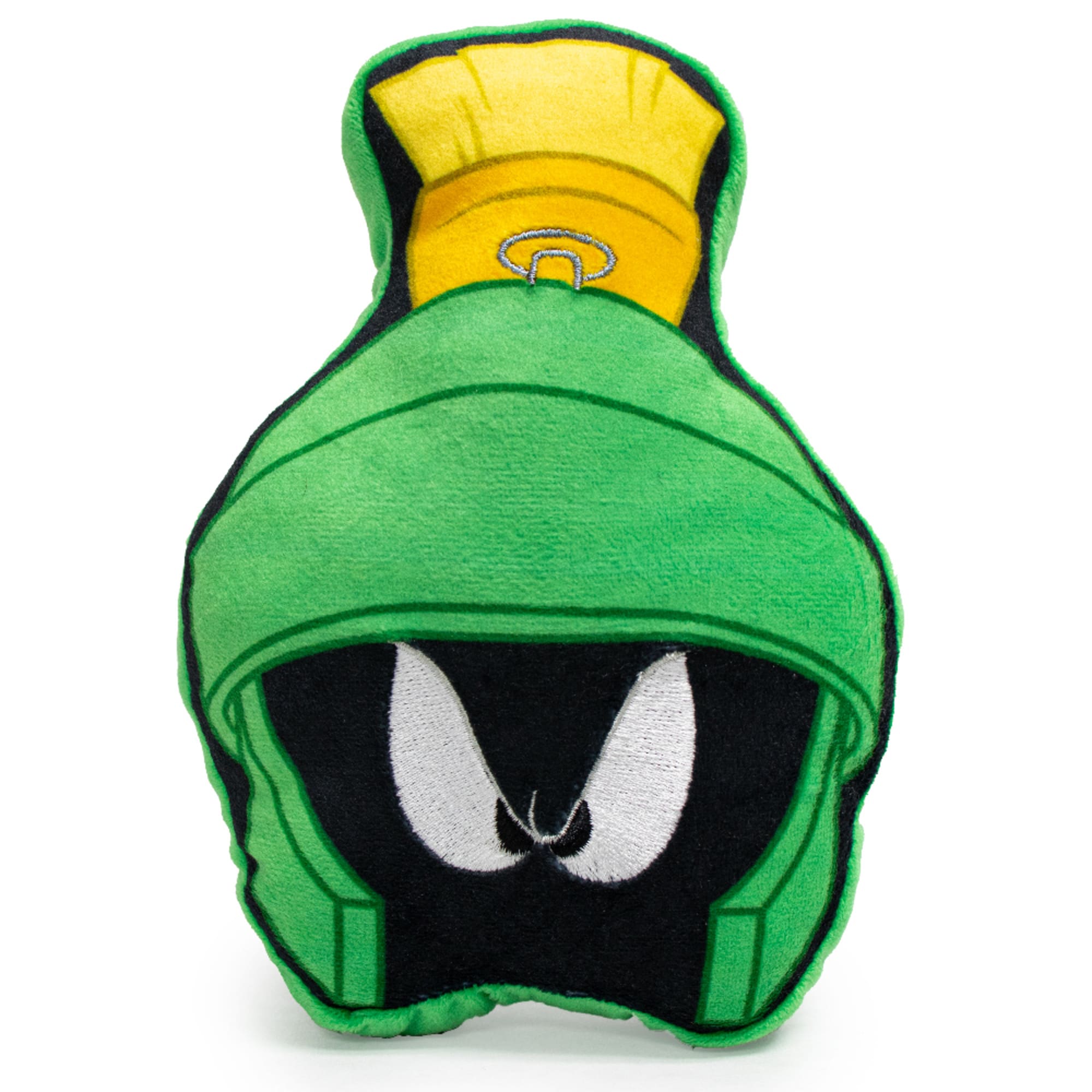 Buckle-Down Looney Tunes Marvin The Martian Face Plush Squeaker Dog Toy， Small