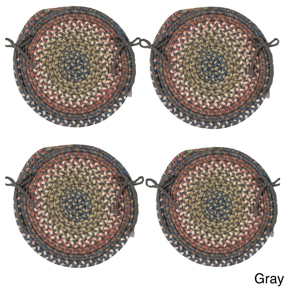 Cove Spacedye Multi Round Chair Pads (Set of 4)