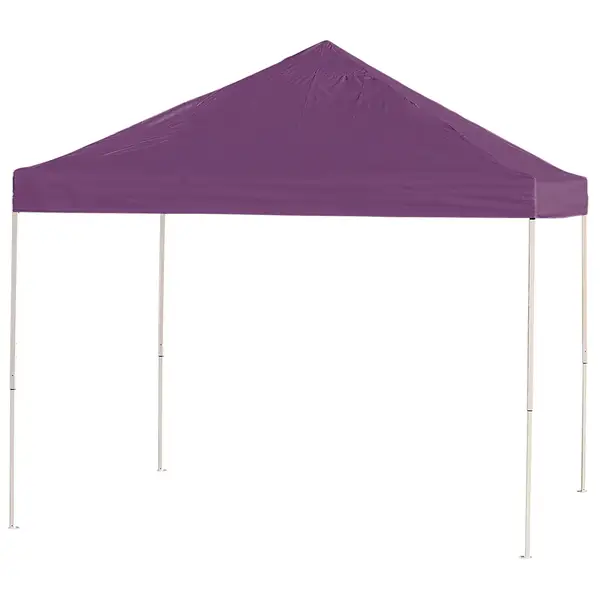 ShelterLogic 10'x10' Purple Pro Series Pop Up Straight Leg Canopy